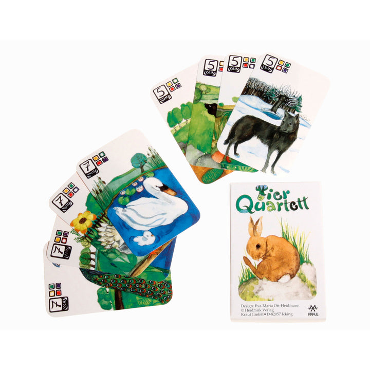 animal quartet card game