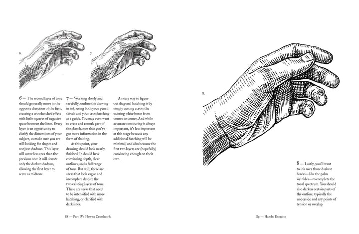 Crosshatching Pen & Ink