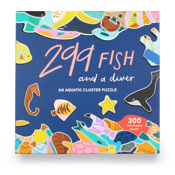 299 Fish (& a diver) jigsaw puzzle