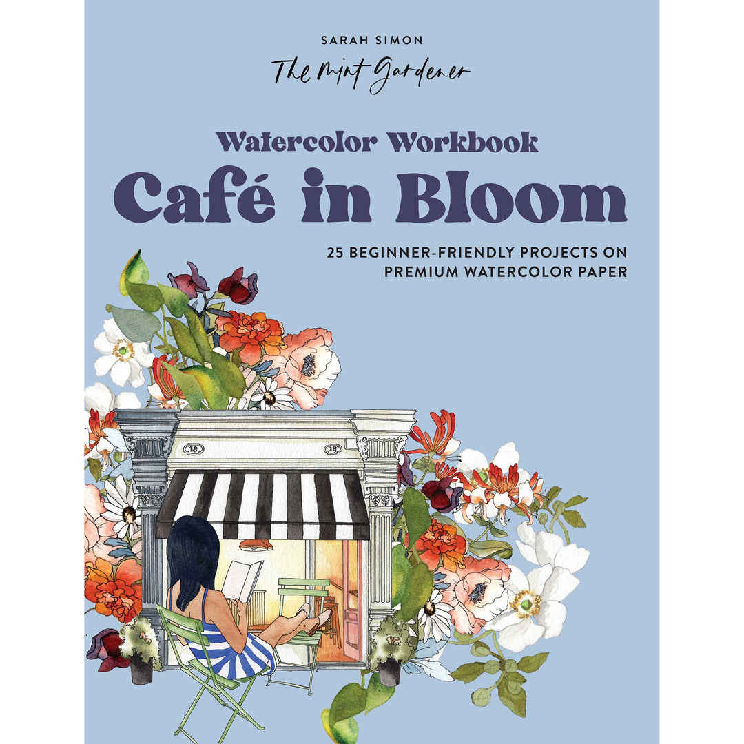 Café in Bloom Watercolor Workbook