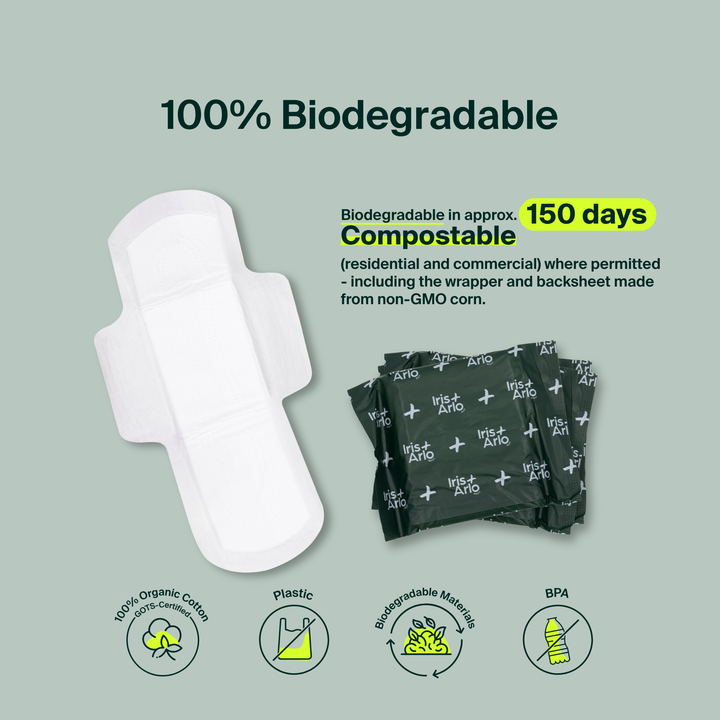 Iris + Arlo organic cotton pads, Super