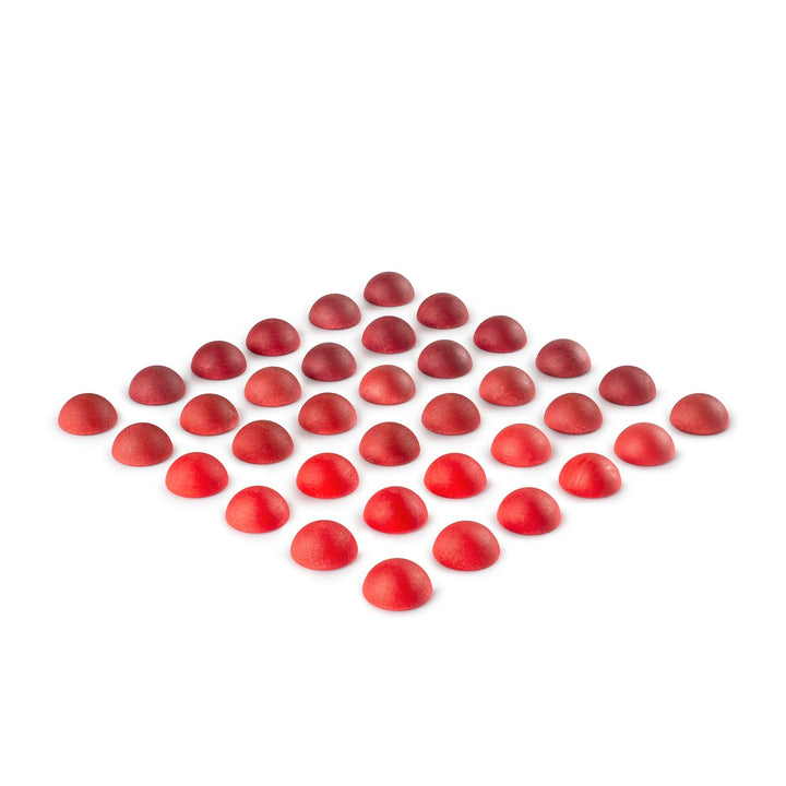 Grapat Mandala Half Spheres Reds
