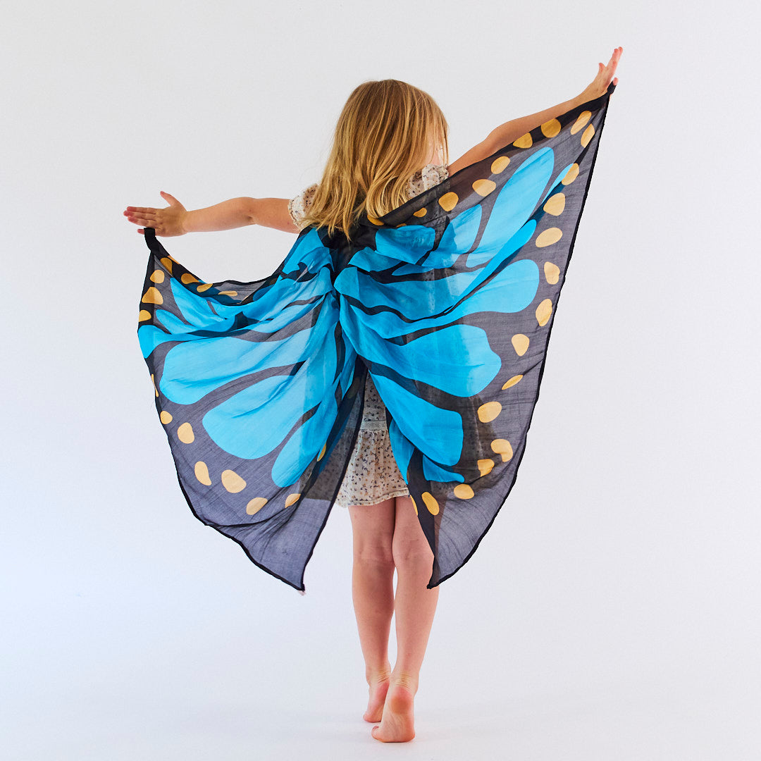 blue butterfly wings