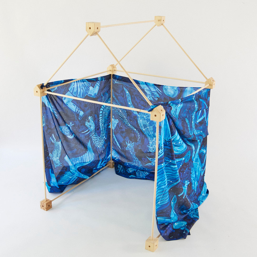 double What We See in the Stars playsilk