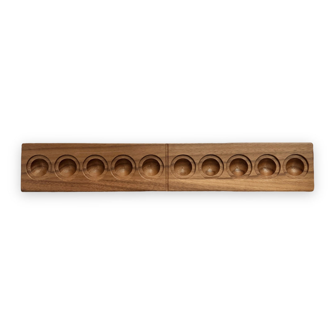 ten frame, walnut