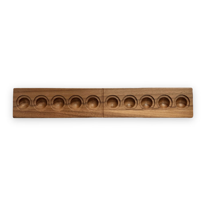 ten frame, walnut