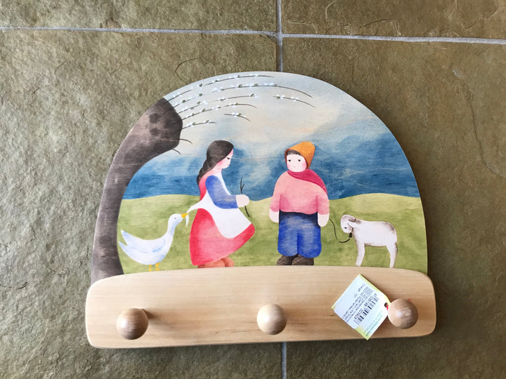 Ostheimer little shepherd boy and goose girl coat rack - seconds