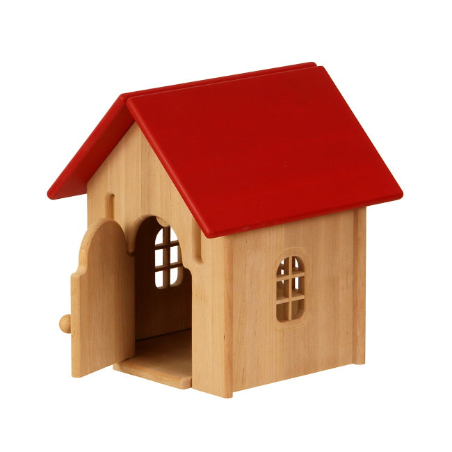 Drewart tiny house, red roof