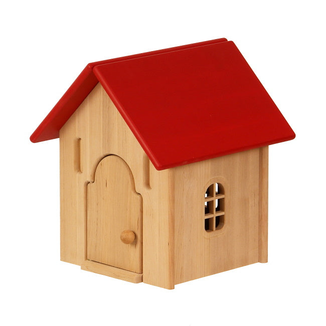 Drewart tiny house, red roof
