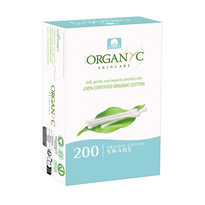 OrganYc biodegradable cotton swabs