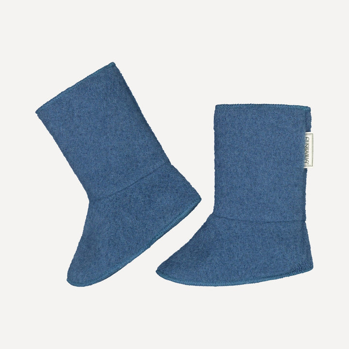 Ruskovilla organic merino fleece baby booties