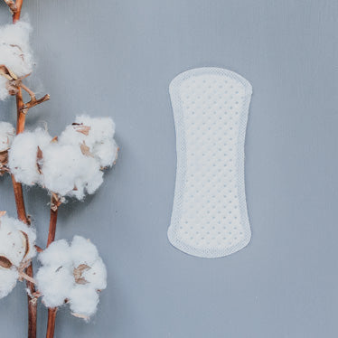 NatraCare Organic Cotton Curved Panty Liners, 30