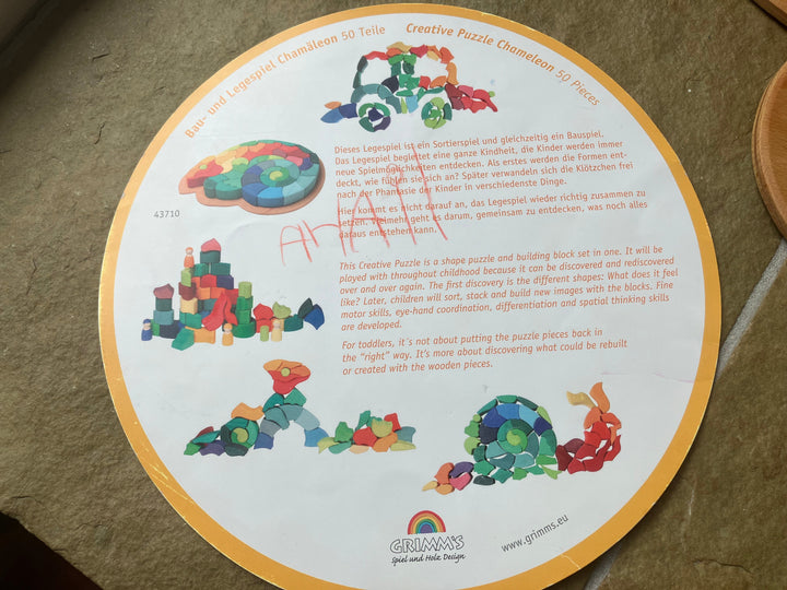 Grimm's retired XL Chameleon Puzzle