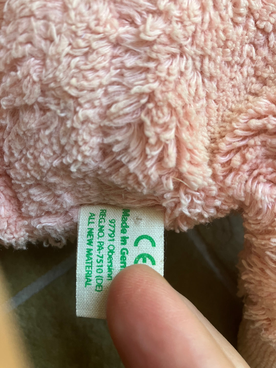 Senger cuddly pig (secondhand, gently played)