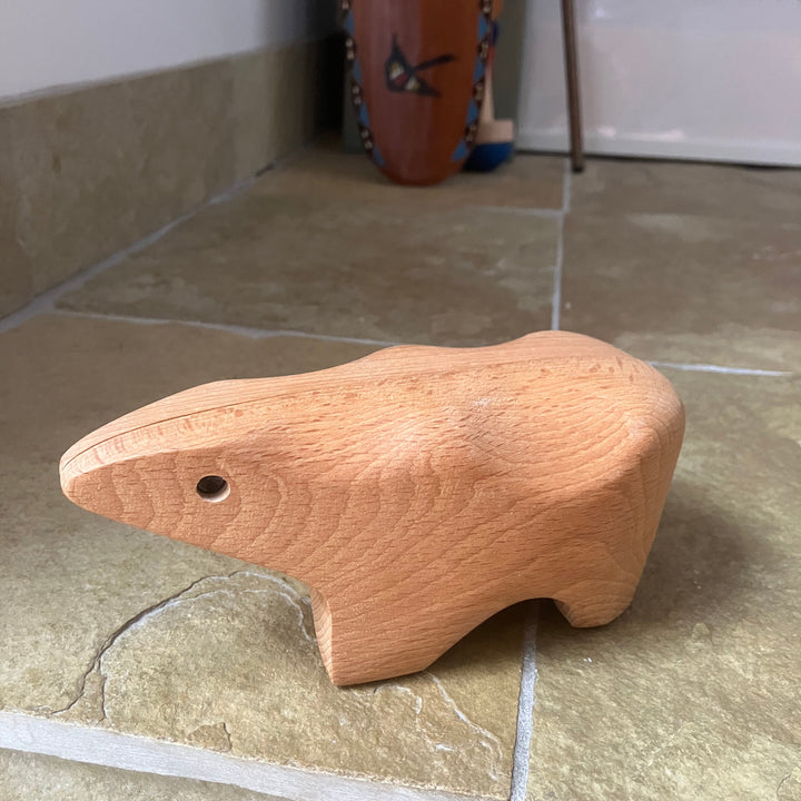 Areaware polar bear (gently played)