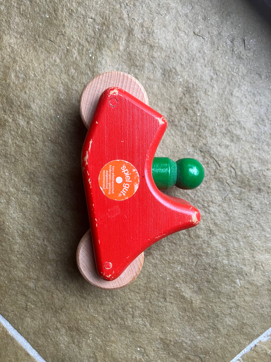 Konrad Keller red motorcycle (secondhand)