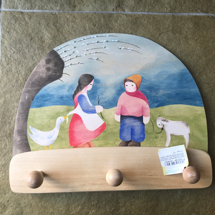 Ostheimer little shepherd boy and goose girl coat rack - seconds