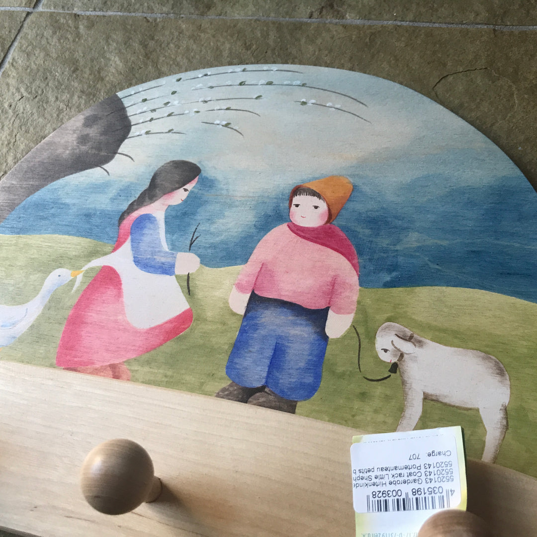 Ostheimer little shepherd boy and goose girl coat rack - seconds