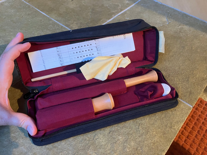 Aura wooden recorder (gently played)