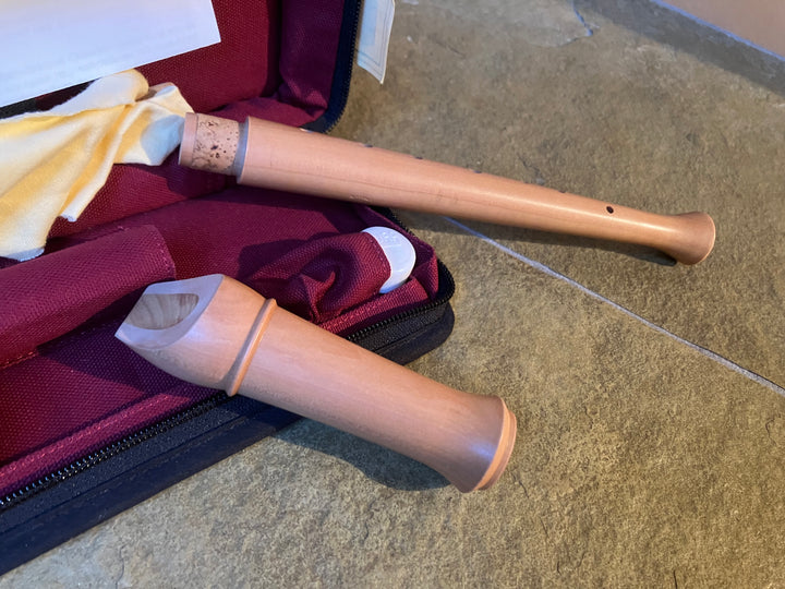 Aura wooden recorder (gently played)