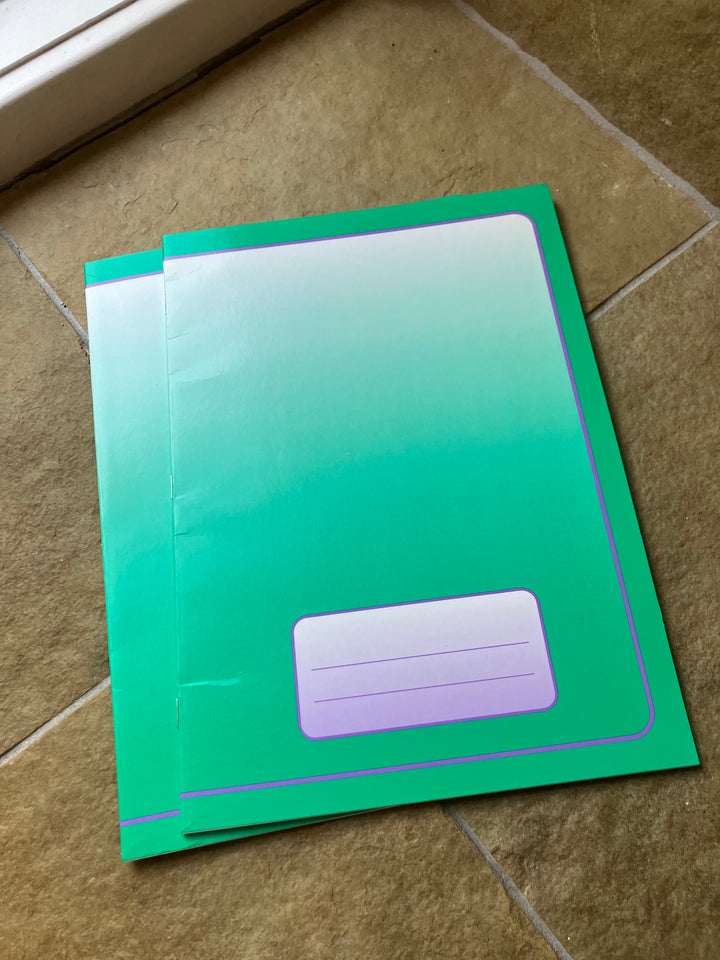 Exercise notebook (alternating blank / lined pages) (seconds)