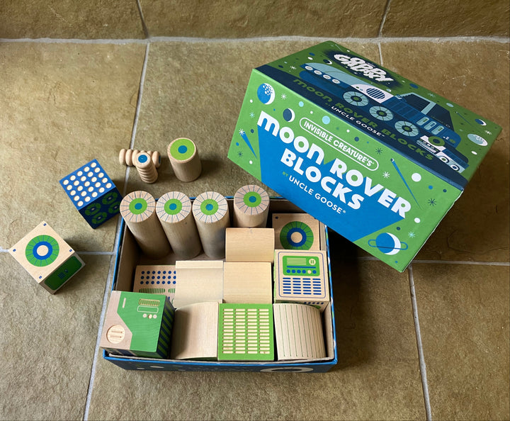 Uncle Goose Moon Rover Blocks (Retired, secondhand)