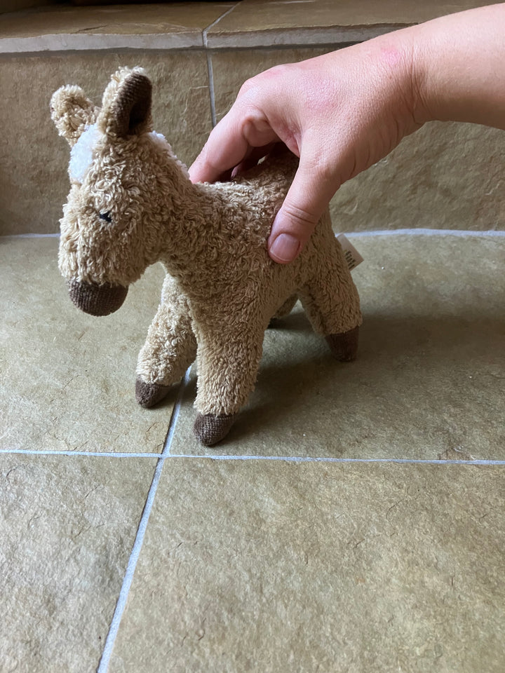 organic cotton &amp; wool horse (secondhand, gently played)