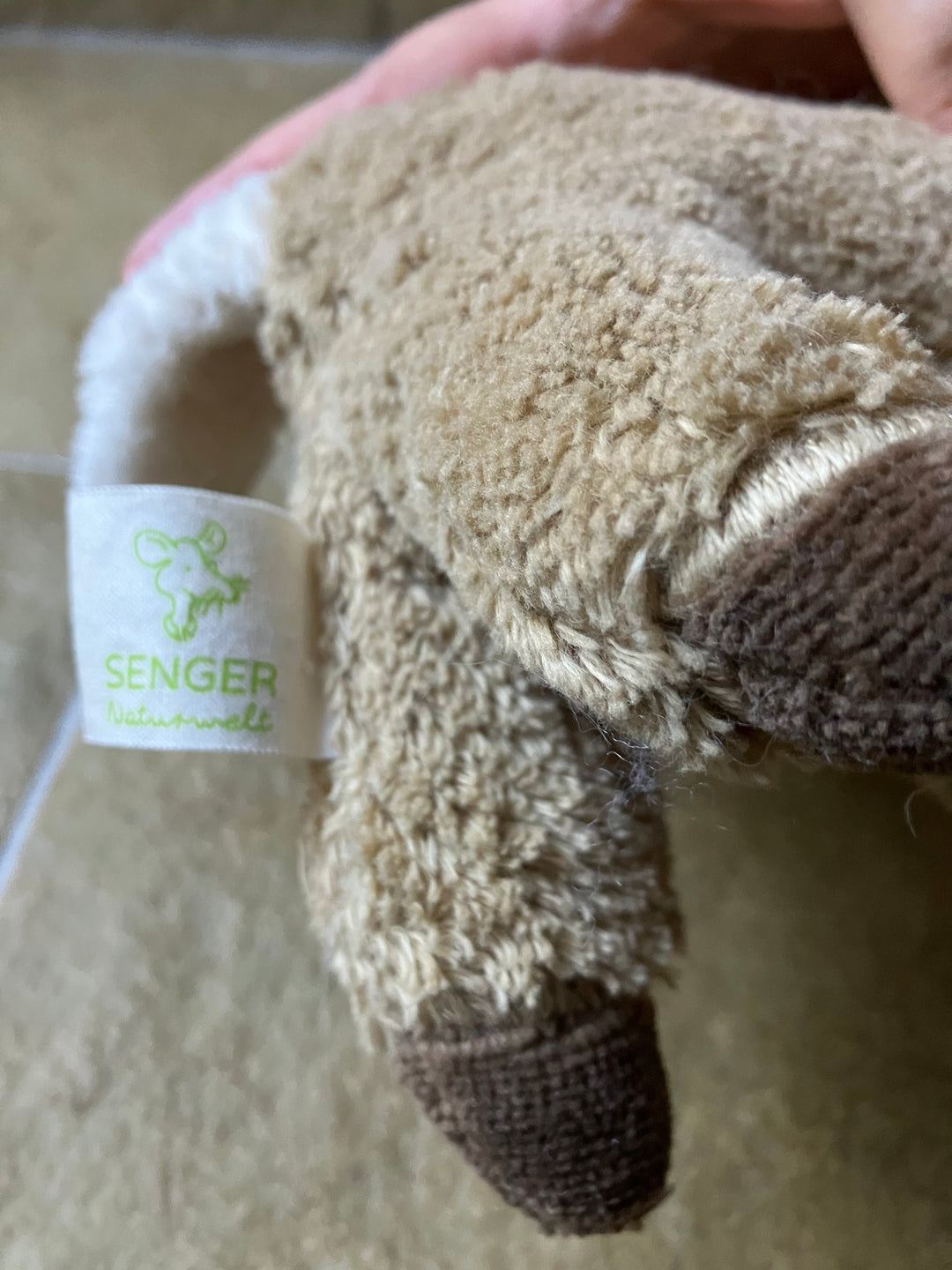 organic cotton &amp; wool horse (secondhand, gently played)