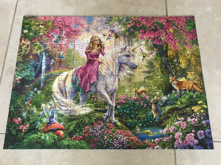 Ravensburger puzzle, Magical Ride, 100 XXL pieces (gently played)