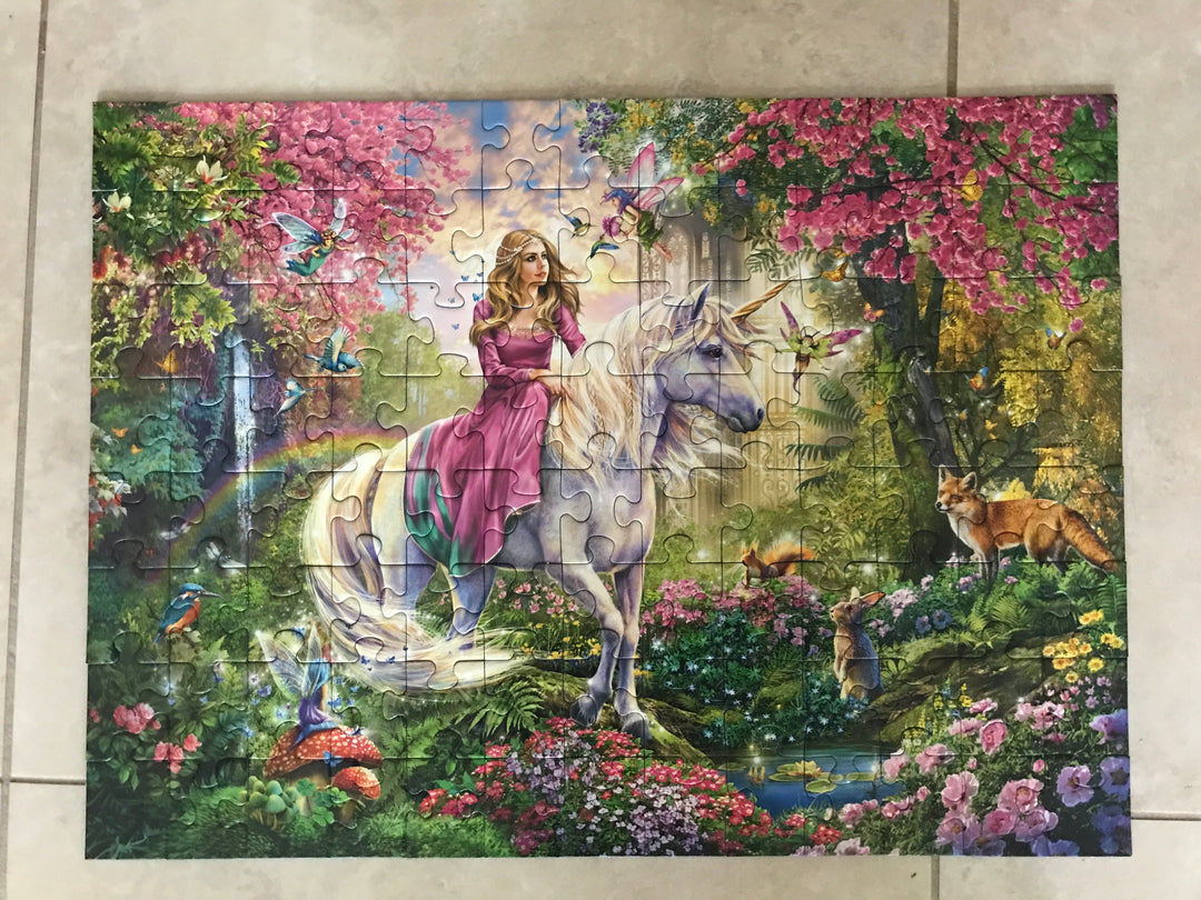 Ravensburger puzzle, Magical Ride, 100 XXL pieces (gently played)