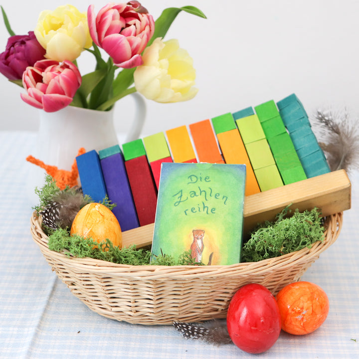 watercolour number cards