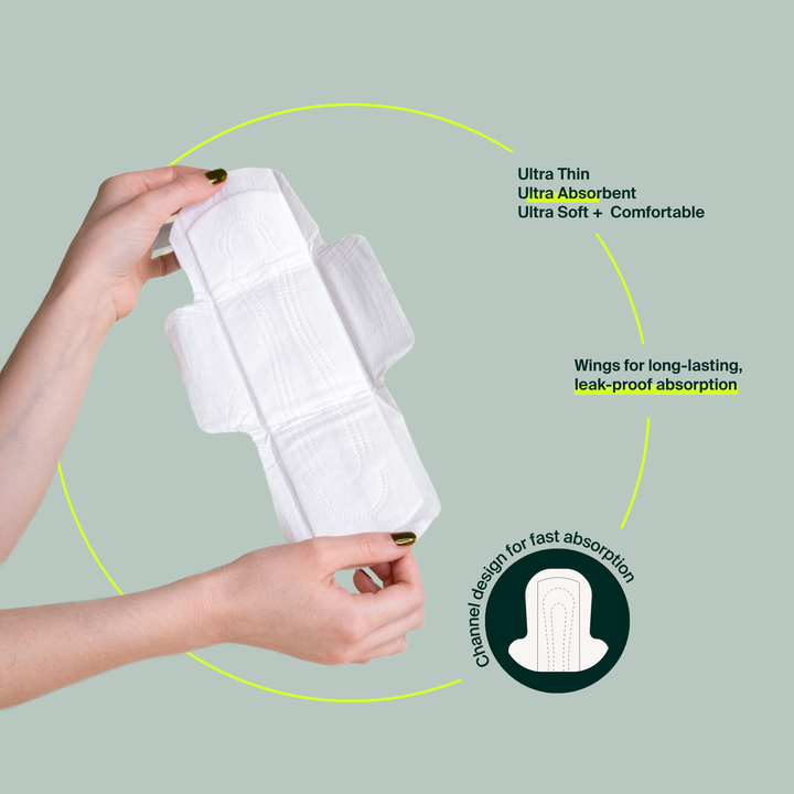 Iris + Arlo organic cotton pads, Super
