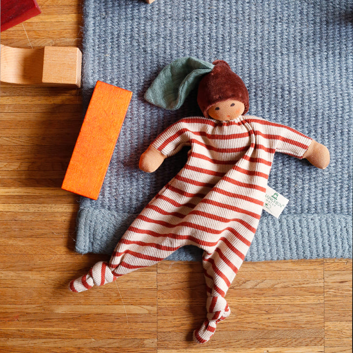 Nanchen Organic Blanket Doll - Chestnut baby
