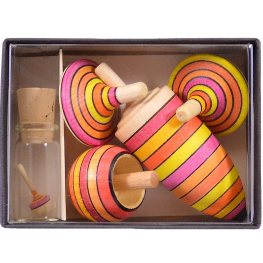 'fire' spinning top learning set