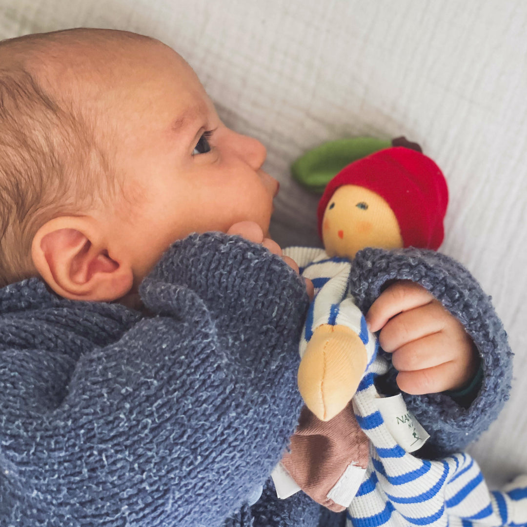 Nanchen Organic Blanket Doll - Little Apple