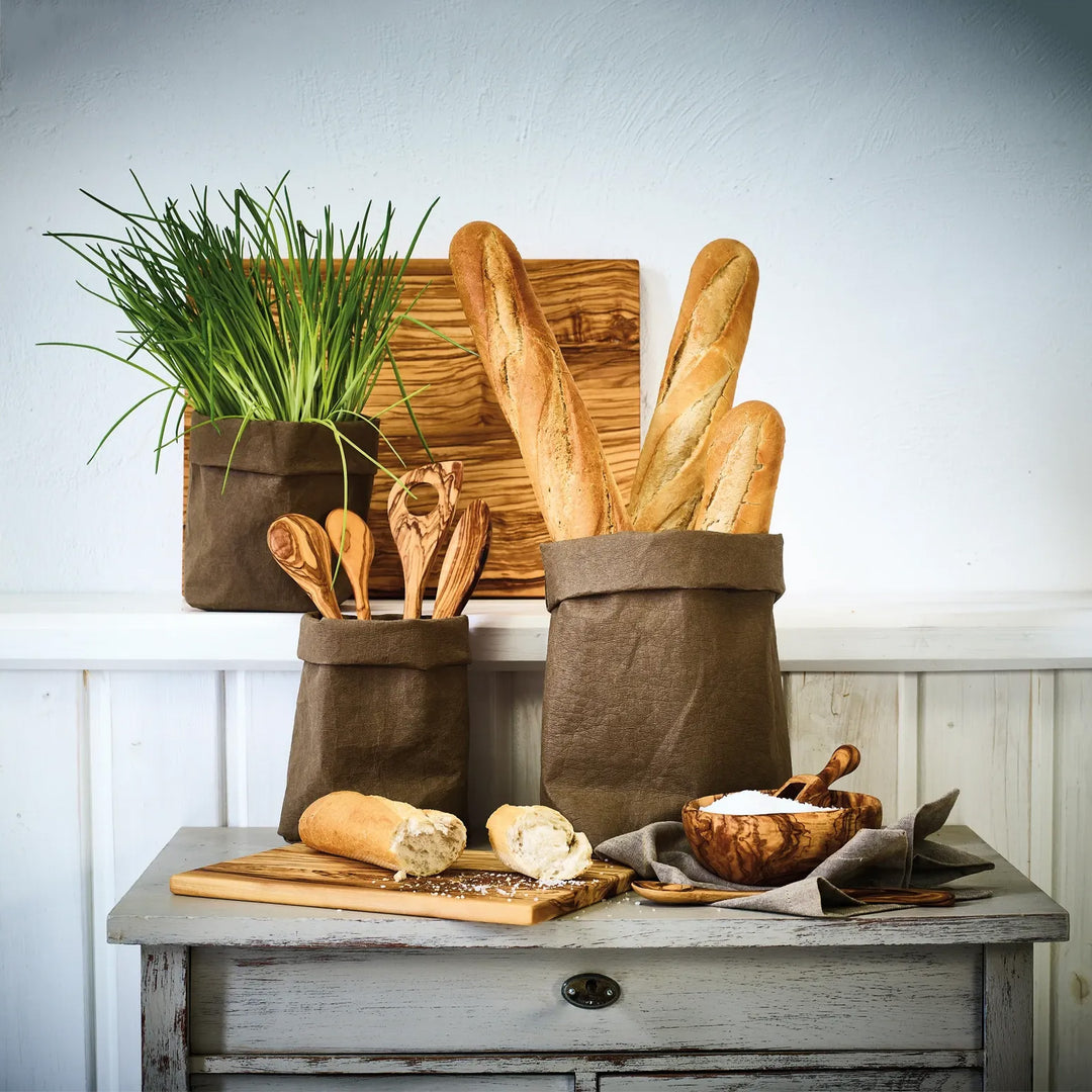 olive wood salad server