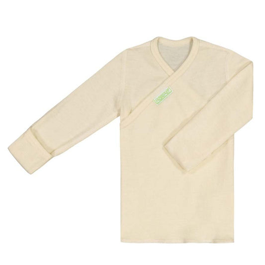 silkwool blend baby shirt (premature baby sizing)