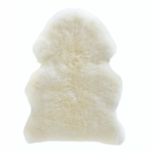 New Zealand lambskin rug, ivory