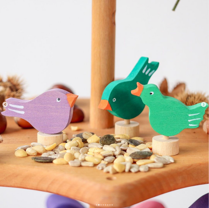 singing bird ornament for birthday ring