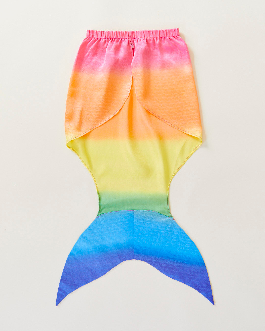 silk rainbow merfolk tail
