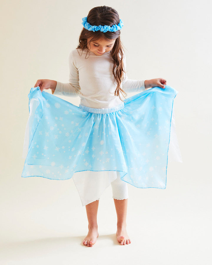 snowflake silk fairy skirt