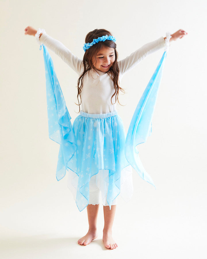 snowflake silk fairy skirt