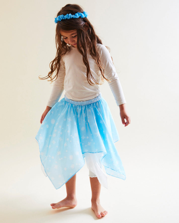snowflake silk fairy skirt