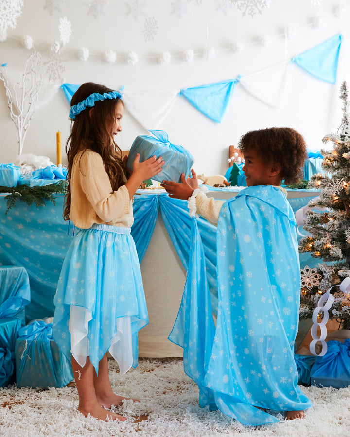 snowflake silk fairy skirt