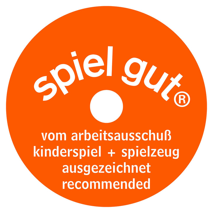 Orange circle with &