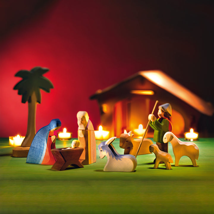 Ostheimer nativity set with diorama, 11 pcs (special order)