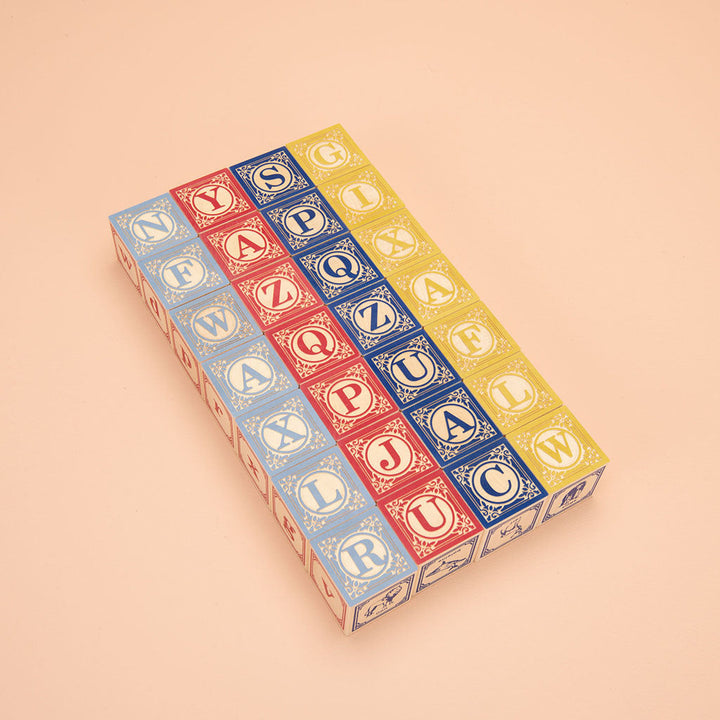 French alphabet blocks