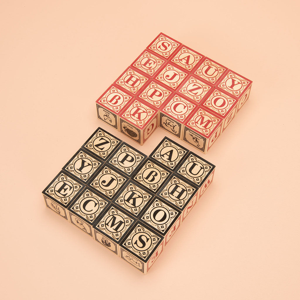 German alphabet blocks