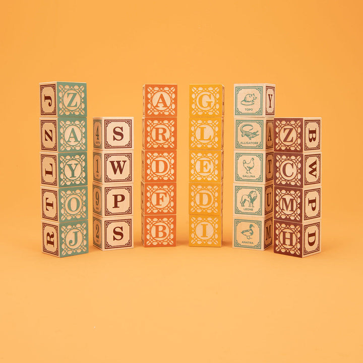 Italian alphabet blocks (special order)