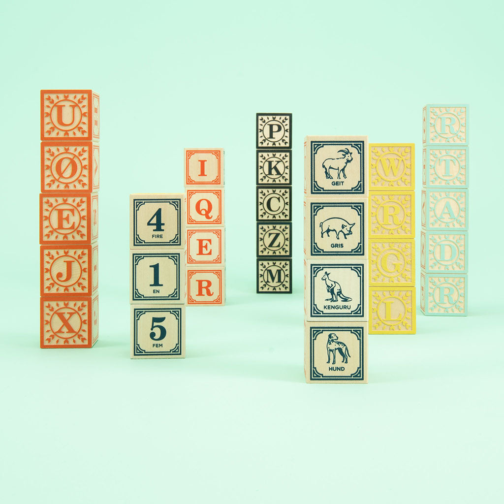 Norwegian language blocks (special order)